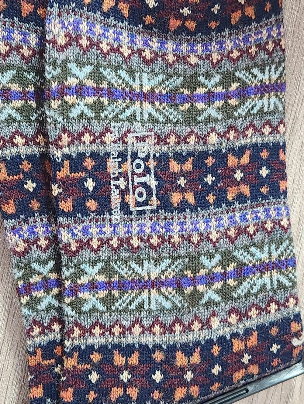 Polo Ralph Lauren Fair Isle Wool Blend Dress Socks